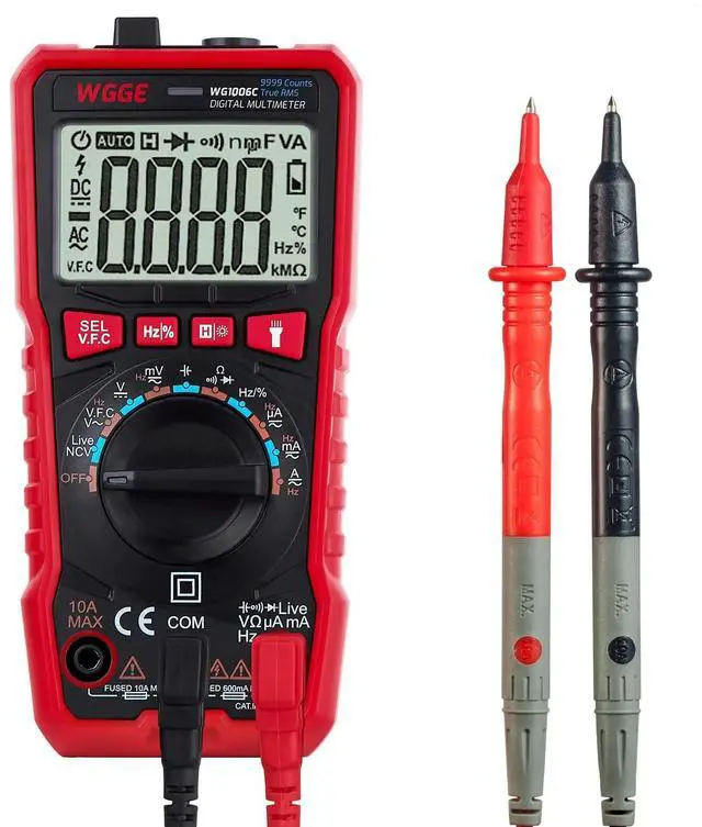 Main image of KEHIPIDigital Multimeter, TRMS 9999 Counts Auto-Ranging Voltage Tester Voltmeter Measuring AC/DC Voltage Current, Capacitance Resistance, Frequency voltage measurement, Duty cycle, Continuity, and NCV