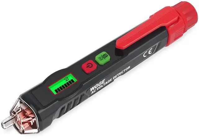 Main image of KEHIPI AC Voltage Tester/Non-Contact Voltage Tester with Dual Range AC 12V-1000V/48V-1000V, Electrical Pen with LCD Display and Flashlight Buzzer Alarm, Detect Wire Breakpoint, Live/Null Wire Tester.