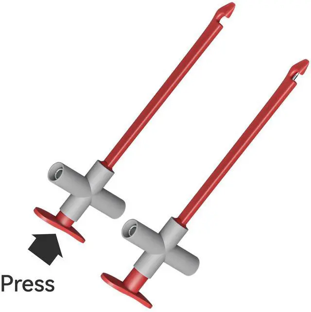 Alt view image 4 of 6 - KEHIPI 2PCS Multimeter Test Leads 4mm Banana Plug Male to Male with Puncture Probes Wire-Piercing Test Clip Tool for Multimeter Testing Automotive Car Repairing