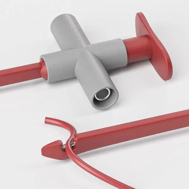 Alt view image 3 of 6 - KEHIPI 2PCS Multimeter Test Leads 4mm Banana Plug Male to Male with Puncture Probes Wire-Piercing Test Clip Tool for Multimeter Testing Automotive Car Repairing