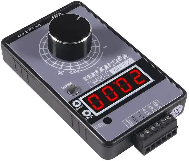 Alt view image 5 of 6 - KEHIPI Adjustable 4-20mA Signal Generator Current Voltage Analog Simulator 0-10V/0-22mA Signal Sources with LCD Display for Value Adjusting PLC Controller Panel LED Testing Calibration