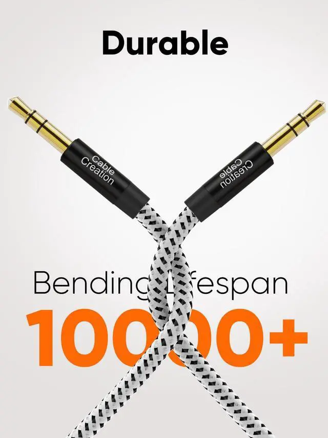 Alt view image 6 of 7 - KEHIPI 3.5mm Aux Cable 0.45meter, Short Male to Male 1/8 Audio Auxiliary Cord Braided Hi-Fi Sound for Car, Headphone Jack, Speaker, Home Stereos, Smartphone