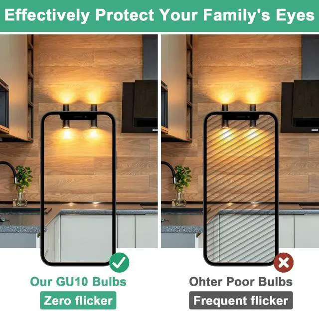 Alt view image 7 of 7 - KEHIPI NP5 GU10 120V 25W Bulb Candle Warmer, 6 Pack GU10+C 120V 25W Bulbs with Glass Cover for Scent Wax Burner, Fragrance Melt, Warming Bulb MR16 JDR Dimmable, 2700K Warm White, Long Lifespan