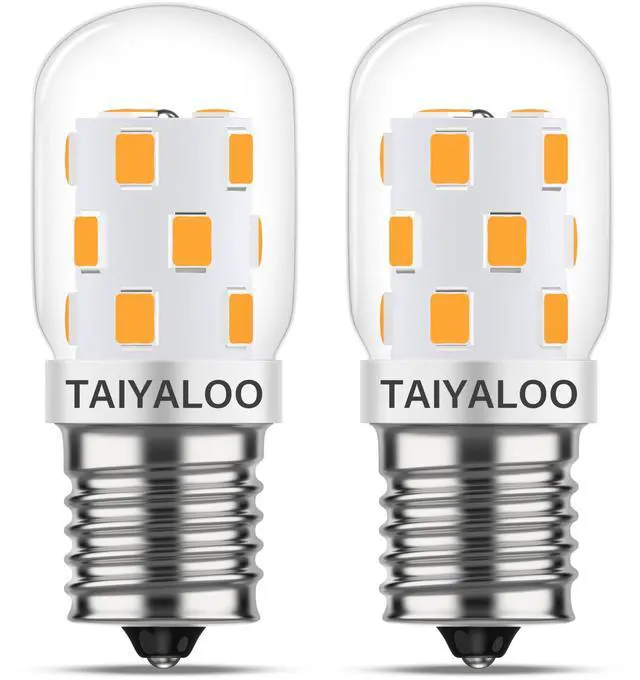 Main image of KEHIPI LED Microwave Light Bulb Over Stove Appliance 8206232A 40W Incandescent Equivalent,E17 LED Bulb Dimmable for Refrigerator, Range Hood, 3W 380LM Warm White 3000K, T7 Intermediate Base, Pack of 2