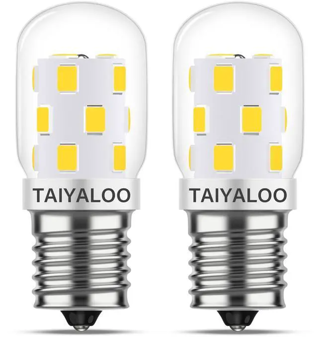 Main image of KEHIPI LED Microwave Light Bulb Over Stove Appliance 8206232A 40W Incandescent Equivalent, E17 LED Bulb Dimmable for Refrigerator, Range Hood, 3W 380LM Daylight White 6000K, T7 Intermediate Base