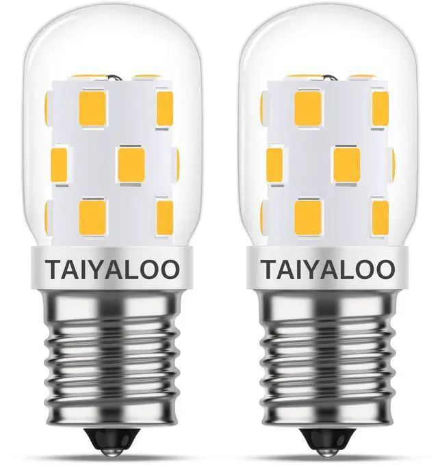 Main image of KEHIPI LED Microwave Light Bulbs Under Hood 40W Equivalent, E17 LED Bulb Dimmable for Stove Top, Refrigerator, Appliance, Range Hood, 4000K Natural White, 120V 3W 380LM, E17 Intermediate Base, Pack