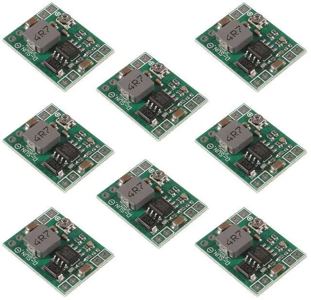 Main image of KEHIPI 8 Pack Mini MP1584EN DC-DC Buck Converter Adjustable Power Supply Module 24V to 12V 9V 5V 3VCompatible with Arduino Raspberry Pi