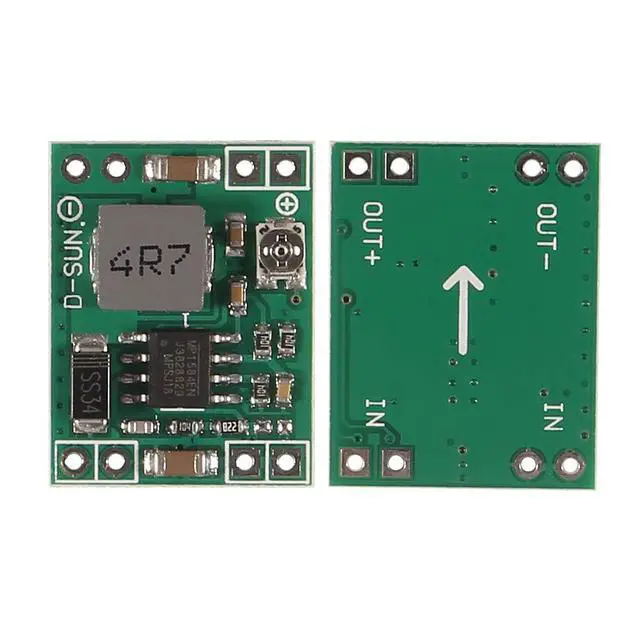 Alt view image 4 of 6 - KEHIPI 8 Pack Mini MP1584EN DC-DC Buck Converter Adjustable Power Supply Module 24V to 12V 9V 5V 3VCompatible with Arduino Raspberry Pi