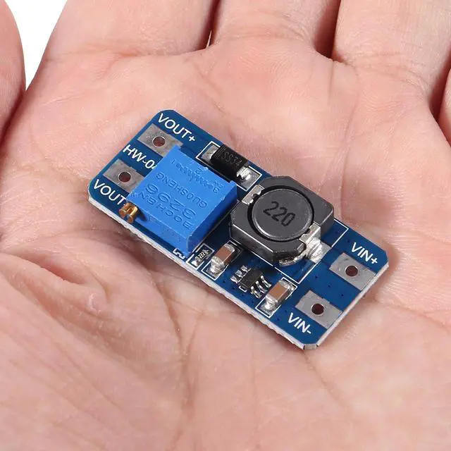 Alt view image 7 of 7 - KEHIPI 5pcs MT3608 DC-DC Boost Converter 2A Adjustable Step Up Module Voltage Regulator Board Input Voltage 2V-24V to 5V-28V Output Voltage for Arduino