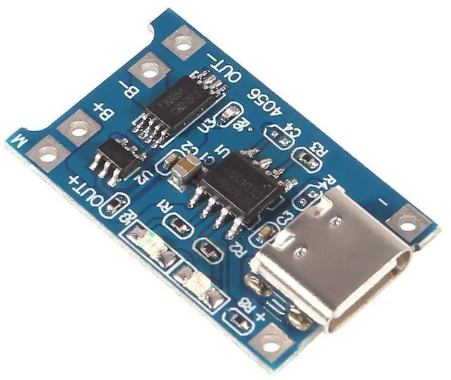 Alt view image 5 of 6 - KEHIPI 20pcs TP4056 Type-c USB 5V 1A 18650 Lithium Battery Charger Module Charging Board with Dual Protection Functions (20pcs TP4056 Type-c USB)