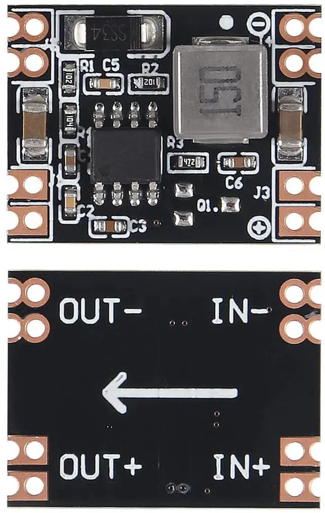 Alt view image 3 of 7 - KEHIPI 10PCS 3A Mini DC-DC Buck Step Down Converter Board Module MP1584EN 24V 12V 9V to 3.3V 5V for Car Motorcycle Battery Charging9V Output