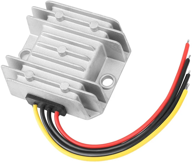 Alt view image 4 of 7 - Boost Buck Converter 9V-36V to 12V 5A 60W Aluminium Shell Waterproof Auto Step Up Down Voltage Regulator 12V Volt Transformer for Car Audio Solar Power System LCD Television LED Display Screen
