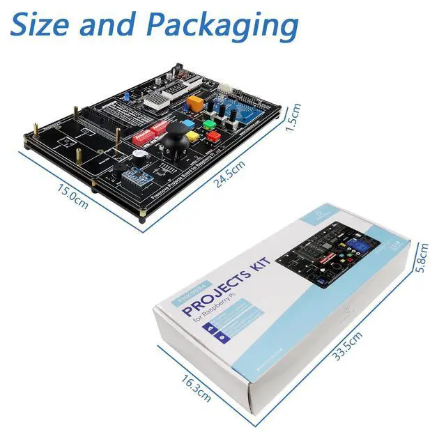 Alt view image 7 of 7 - KEHIPI Projects Kit for Raspberry Pi 5 4 B 3 B+ 400 Zero 2 W, Simple Wiring, 860-Page Detailed Tutorial, Python C Java Scratch Processing Code, 132 Projects (Raspberry Pi NOT Included)