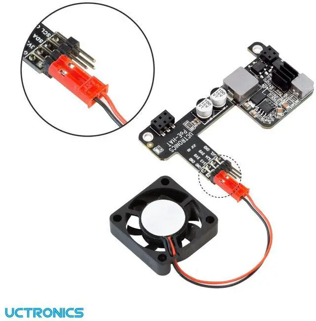 Alt view image 4 of 6 - KEHIPI PoE HAT for Raspberry Pi 4B/3B+, Power Over Ethernet (PoE) Support 802.3af PoE Network Standard, Compatible with Pi 4B / 3B+
