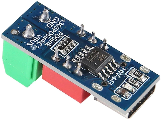 Alt view image 7 of 7 - KEHIPI 3PCS USB-C PD Trigger Board Module PD/QC Decoy Board Fast Charge USB Type-c to 5V9V12V20V High Speed Charger Power Delivery Boost Module