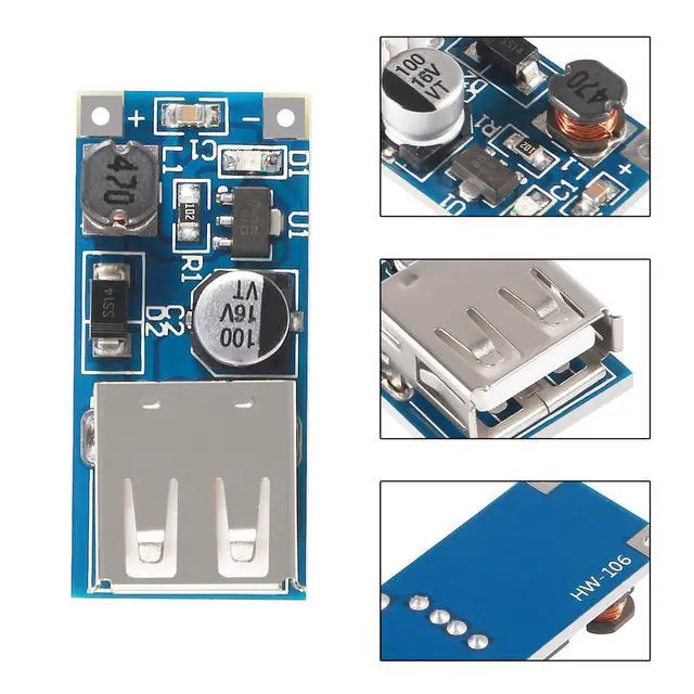 Alt view image 2 of 7 - KEHIPI 10 PCS PFM Control DC-DC Converter Step Up Boost Module 600MA USB Charger 0.9V-5V to 5V Power Supply Module