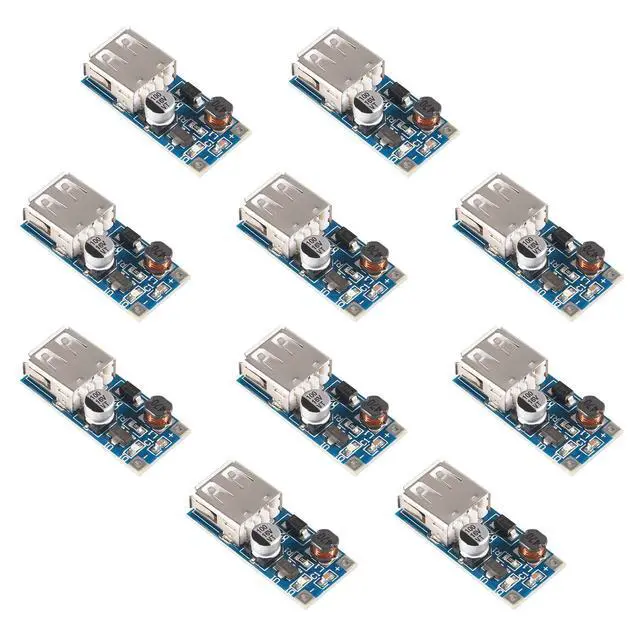 Alt view image 7 of 7 - KEHIPI 10 PCS PFM Control DC-DC Converter Step Up Boost Module 600MA USB Charger 0.9V-5V to 5V Power Supply Module