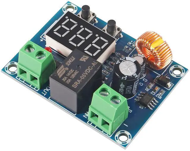 Alt view image 4 of 5 - KEHIPI 3PCS DC 12V-36V Voltage Protection Module Digital Low Voltage Protector Disconnect Switch Over Discharge Protection Module Output 6-60V XH-M609