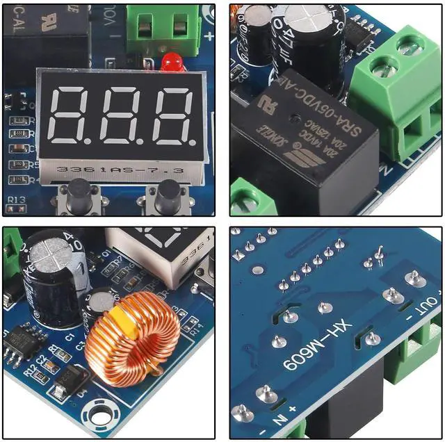 Alt view image 3 of 5 - KEHIPI 3PCS DC 12V-36V Voltage Protection Module Digital Low Voltage Protector Disconnect Switch Over Discharge Protection Module Output 6-60V XH-M609