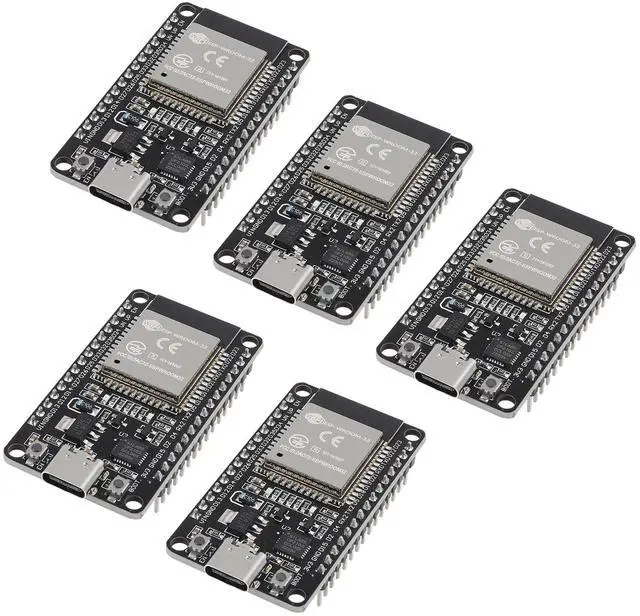 Main image of KEHIPI 5PCS Type c 30pins ESP-WROOM-32 ESP32 ESP-32S CP2102 Development Board 2.4GHz Dual-Mode WiFi + Bluetooth Dual Cores Microcontroller Processor Integrated with Antenna RF AMP Filter AP STA