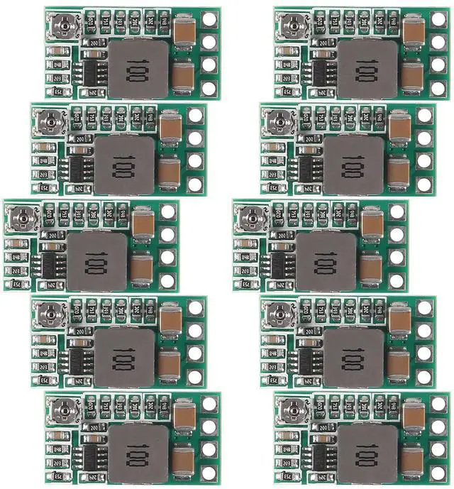 Main image of KEHIPI 10 pcs Mini Voltage Reducer DC 4.5-24V 12V 24V Step Down to 5V Buck Converter Board 3A Volt Step-Down Transformer Power Supply Module