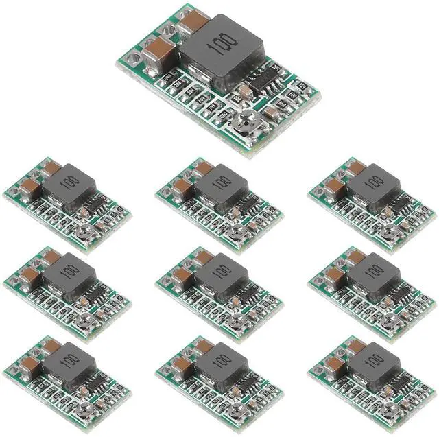 Alt view image 6 of 6 - KEHIPI 10 pcs Mini Voltage Reducer DC 4.5-24V 12V 24V Step Down to 5V Buck Converter Board 3A Volt Step-Down Transformer Power Supply Module