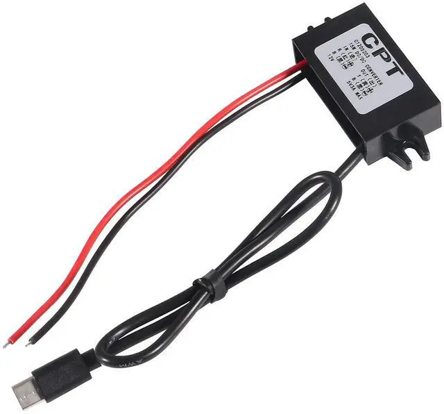 Alt view image 5 of 7 - KEHIPI 2pcs DC Converter 12V/24V to 5V 3A 15W DC Buck Converter ModuleType-C USB Power Adapter Compatible with Raspberry Pi 4, Cellphone, Car