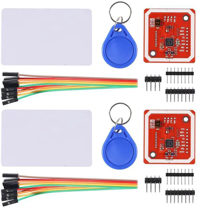Main image of KEHIPI 2 PCS PN532 NFC NXP RFID Module V3 Kit Near Field Communication Reader Module Kit I2C SPI HSU with S50 White Card Key Card Compatible with Arduino Raspberry Pi DIY Smart Phone Android Phone