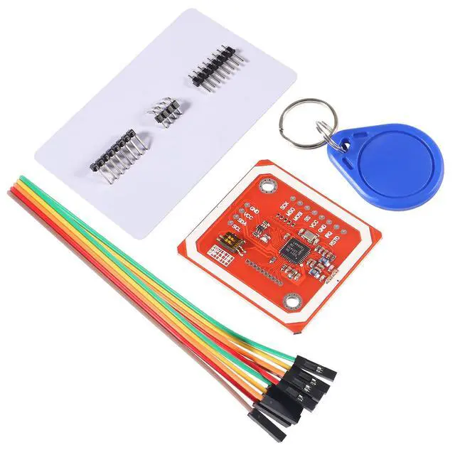 Alt view image 2 of 6 - KEHIPI 2 PCS PN532 NFC NXP RFID Module V3 Kit Near Field Communication Reader Module Kit I2C SPI HSU with S50 White Card Key Card Compatible with Arduino Raspberry Pi DIY Smart Phone Android Phone