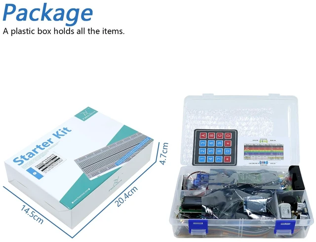 Alt view image 7 of 7 - Freenove Ultimate Starter Kit for Raspberry Pi 5 4 Zero 2 W (NOT Included) | 5 Sets of Code Python C Java Scratch Processing, 962-Page Detailed Tutorial, 128 Example Projects, 223 Items