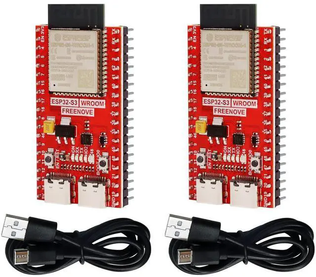 Main image of KEHIPI ESP32-S3 ESP32 S3 Board Lite (16 MB Flash) (2 Pack), Dual-core 32-bit 240 MHz Microcontroller, Onboard Wireless, Python C Code, Example Projects Tutorial
