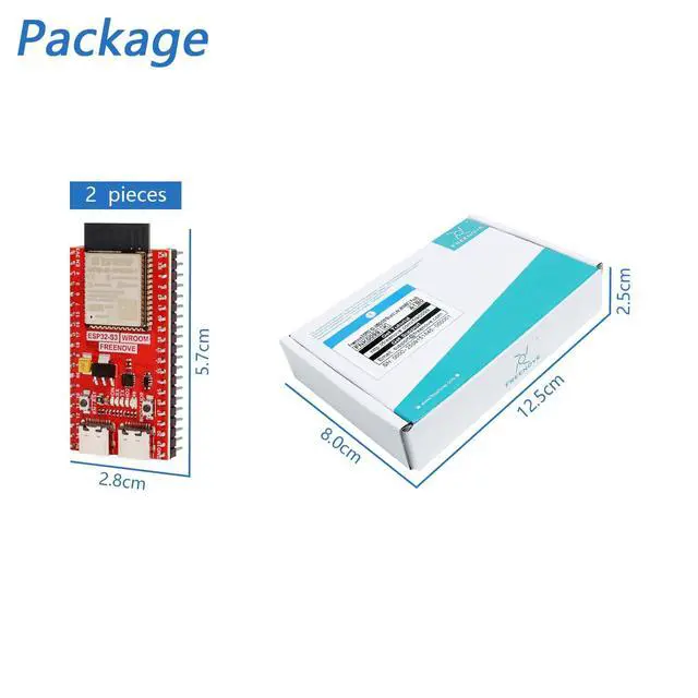 Alt view image 6 of 6 - KEHIPI ESP32-S3 ESP32 S3 Board Lite (16 MB Flash) (2 Pack), Dual-core 32-bit 240 MHz Microcontroller, Onboard Wireless, Python C Code, Example Projects Tutorial