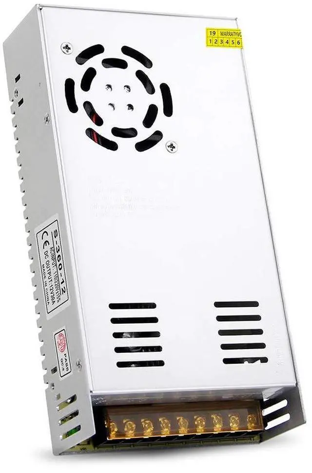 Main image of KEHIPI 12V 30A 360W Universal Regulated Switching Convert Power Supply AC Adapter for LED Strip Pixel Lights CCTV Camera Security System Radio Computer Project