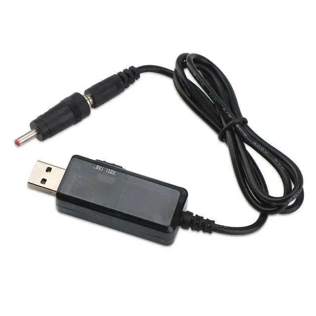 Alt view image 4 of 6 - KEHIPI USB to 9v, 5v to 12v Step Up, USB Cable DC 5V Boost to 9V 12V Voltage Converter 1A Step-up Volt Transformer Power Regulator Line with LED Display