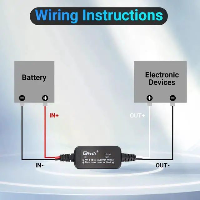 Alt view image 6 of 7 - KEHIPI 12V to 9V DC Converter, 11-32V to 9V 3A DC Buck Converter, Voltage Regulator, Power Supply for RV Vehicle Car Truck Solar Panels