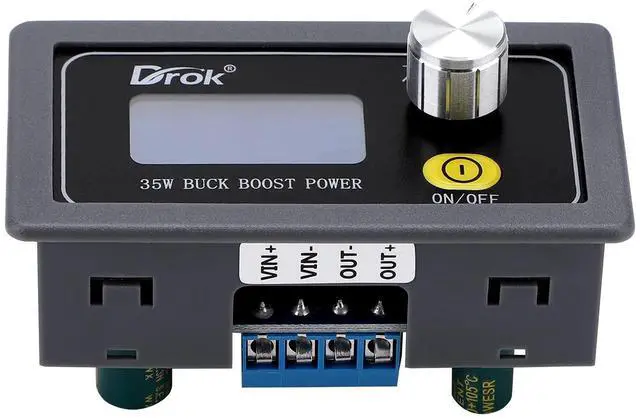 Alt view image 6 of 7 - KEHIPI DC Buck Boost Converter, 5V-30V Step Up Down to 0.6-30V Digital Control Power Supply, 6V 12V 24V Voltage Regulator, LCD Digital Display Buck Boost Module Voltage Transformer for Golf Cart