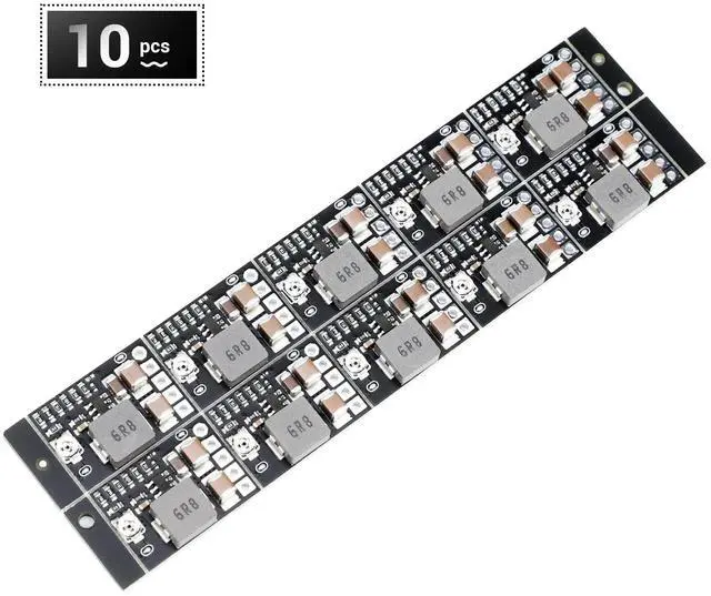 Alt view image 5 of 7 - KEHIPI DC 12V to 5V Buck Converter, 10pcs Mini Voltage Regulator Board DC 4.5-20V 12V 9V Step Down to 1-16V 5V Reducer 3A Fixed Adjustable Volt Output Transformer Power Supply Stabilizer Module