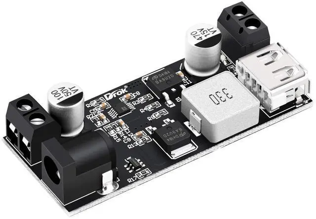 Main image of KEHIPI Buck Converter 12v to 5v, 5A USB Voltage Regulator DC 9V-36V Step Down to DC 5V-5.3V 5.2V 3.5-6A Volt Transformer Power Supply Module for Phone Fast Charging