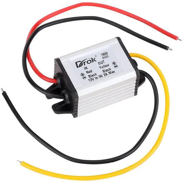 Alt view image 6 of 7 - KEHIPI 12v to 9v Buck Converter, DC 8-35V to 9V 2A 18W Voltage Regulator Board Power Supply Module, 9V 12V 24V Waterproof Car Volt Step Down Buck Converter