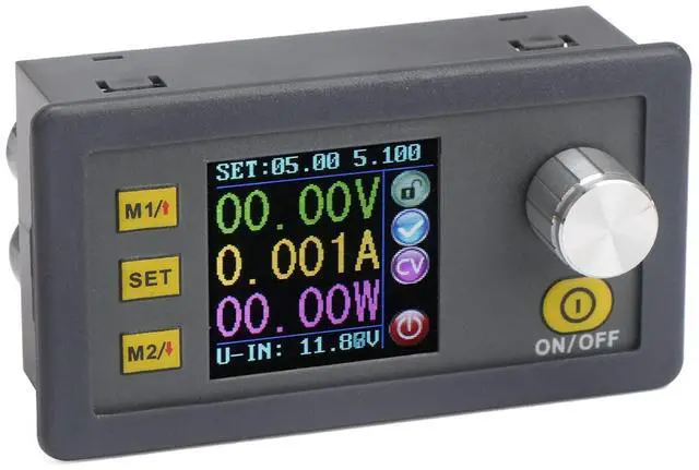 Main image of KEHIPI DC Buck Converter Adjustable Color LCD Display, 6-55V to 0-50V 5A Step Down Converter Voltage Regulator Power Supply