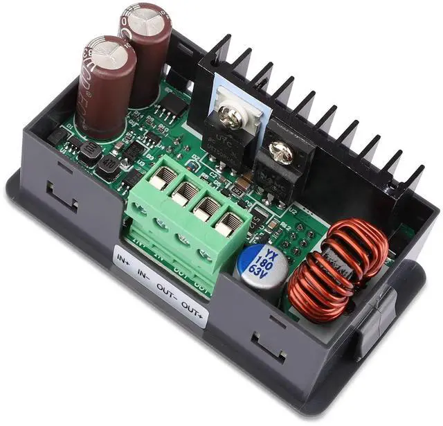Alt view image 5 of 7 - KEHIPI DC Buck Converter Adjustable Color LCD Display, 6-55V to 0-50V 5A Step Down Converter Voltage Regulator Power Supply