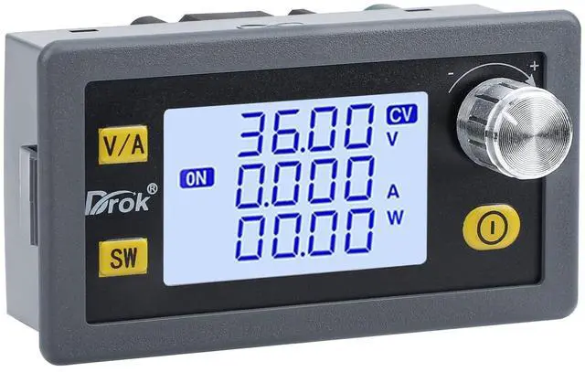 Main image of KEHIPI Buck Boost Converter, DC 6-36V to 0.6-36V Adjustable Voltage Regulator 5A 80W Step Up Step Down Converter, LCD Display Power Supply for Solar Panel RV