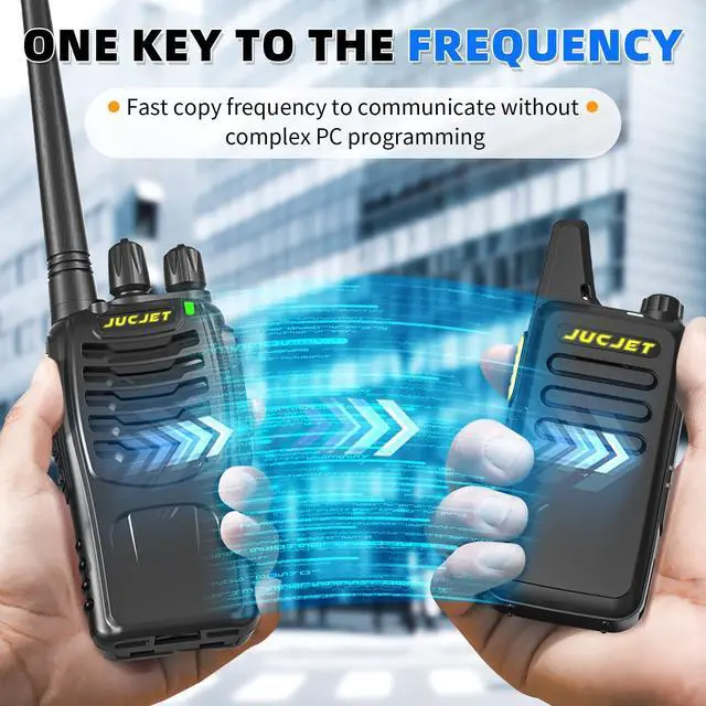 Alt view image 3 of 7 - KEHIPI (4-Pack) Walkie Talkies, Includes Original Headsets, Type-C Cable, USB Charging Dock, Features One-Click Pairing, Voice Noise Reduction, and Digital Encryption Communication Function (Black)