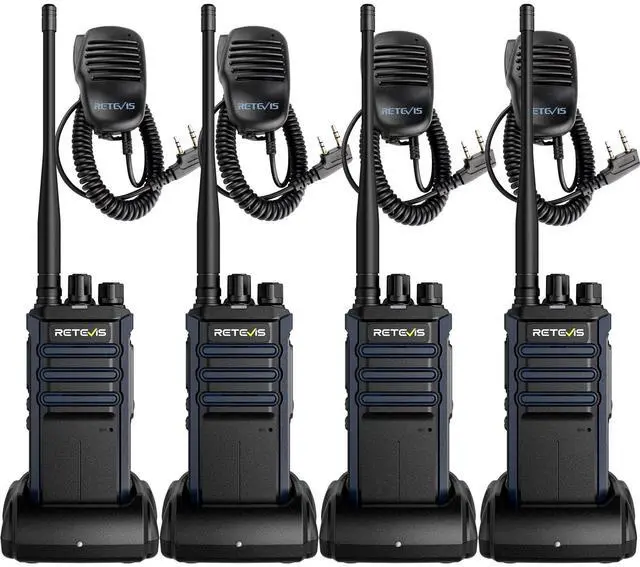 Main image of KEHIPI RT86A Walkie Talkies Long Range, Heavy Duty Two Way Radio with Mic, GMRS 2 Way Radio, Group Call, Easy Pairing, for Construction Industry(4 Pack)