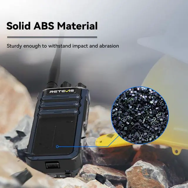 Alt view image 6 of 7 - KEHIPI RT86A Walkie Talkies Long Range, Heavy Duty Two Way Radio with Mic, GMRS 2 Way Radio, Group Call, Easy Pairing, for Construction Industry(4 Pack)
