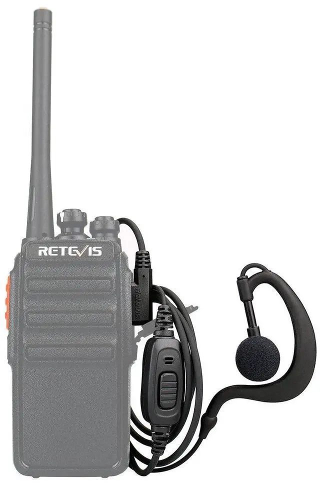Alt view image 2 of 7 - KEHIPI 2 Way Radio Earpiece, C-Type Earhook, 2 Pin, for RT22 RT68 RT21 H777H H-777 RT86A, Compatible with Pxton BAOFENG BF-T26 BF-888S Kenwood Walkie Talkies, Walkie Talkie Earpiece with mic(2 Pack)