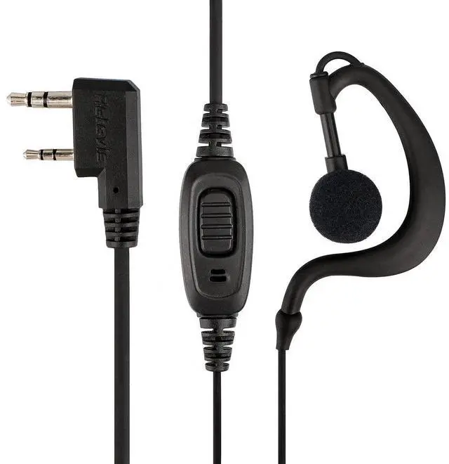 Alt view image 4 of 7 - KEHIPI 2 Way Radio Earpiece, C-Type Earhook, 2 Pin, for RT22 RT68 RT21 H777H H-777 RT86A, Compatible with Pxton BAOFENG BF-T26 BF-888S Kenwood Walkie Talkies, Walkie Talkie Earpiece with mic(2 Pack)