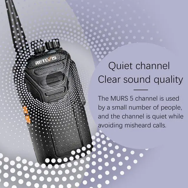Alt view image 3 of 7 - KEHIPI RT27V MURS 2 Way Radio, Walkie Talkies Rechargeable, Long Range, Multi-Unit Charger, License Free, Rugged, Two Way Business Radios for Emergency Rescue Farm Church(6 Pack)