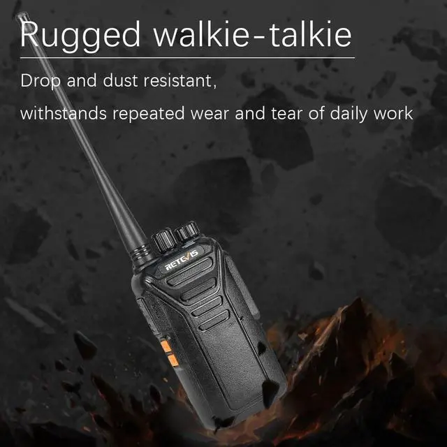 Alt view image 7 of 7 - KEHIPI RT27V MURS 2 Way Radio, Walkie Talkies Rechargeable, Long Range, Multi-Unit Charger, License Free, Rugged, Two Way Business Radios for Emergency Rescue Farm Church(6 Pack)