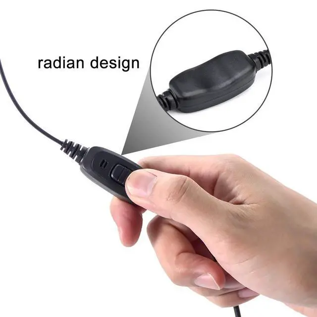 Alt view image 3 of 7 - KEHIPI RT68 Walkie Talkies Earpiece with Mic, Soft Earhook, 2 pin, for RT22 RT68 RT21 H-777 RT27 RT68H, Compatible with Kenwood pxton Baofeng BF-888S 2 Way Radio, Two Way Radio Headset(10 Pack)